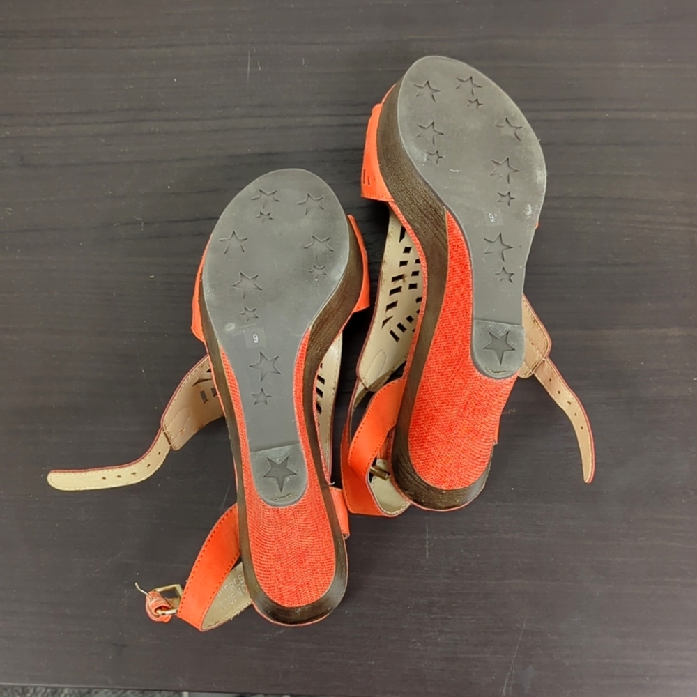 Orange Bucco Lightweight High Heels - Picture 5 of 5